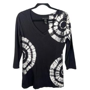 Ladies INC International Concepts top with rhinestones  size large